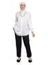 White Satin Blouse - Khotwh